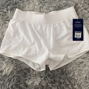 white cheetah print shorts